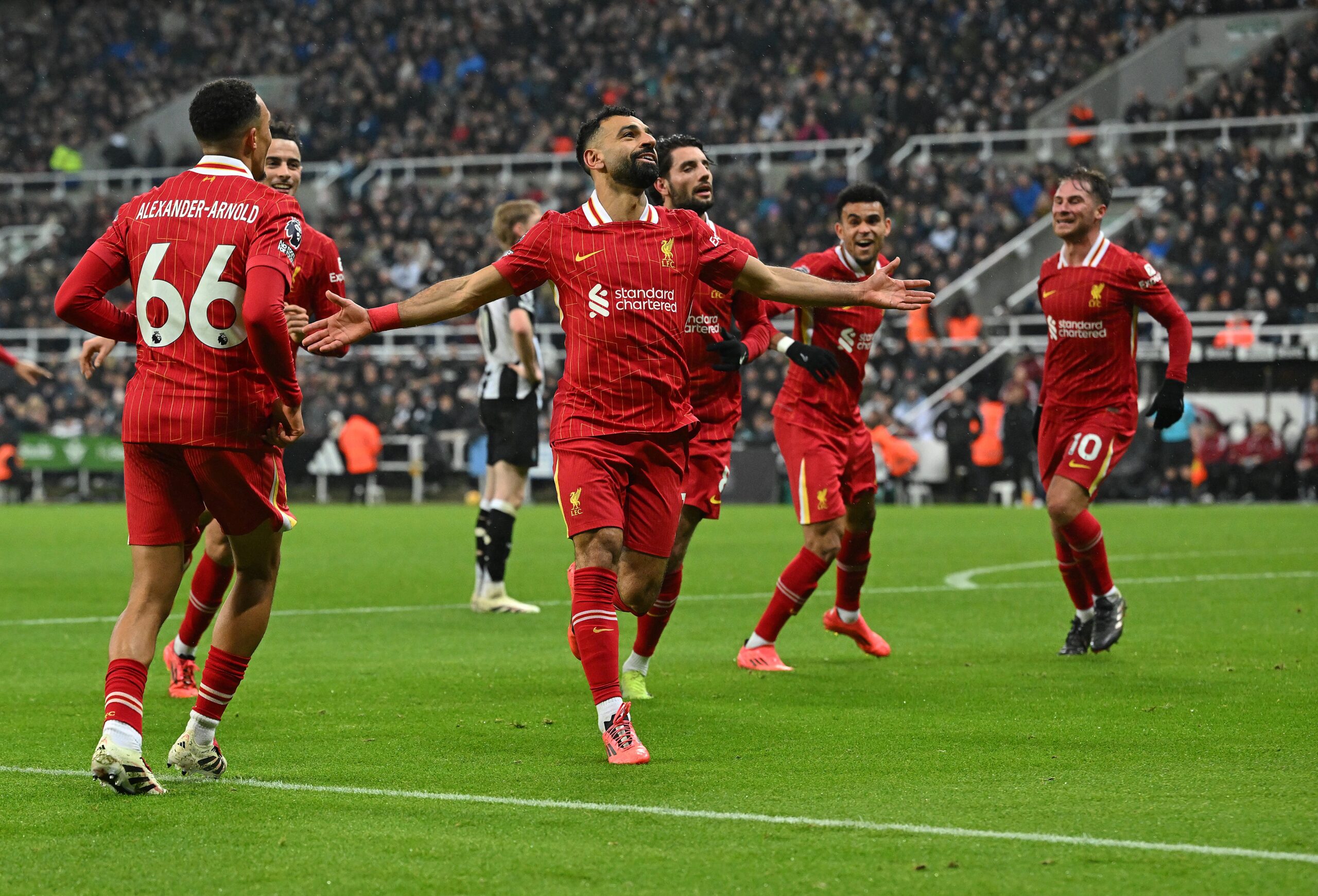 Salah goal celebration